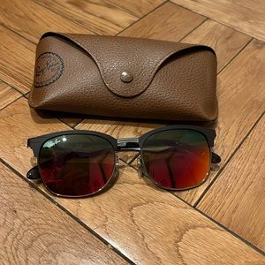 Authentic Ray-Ban Clubmaster style sunglasses